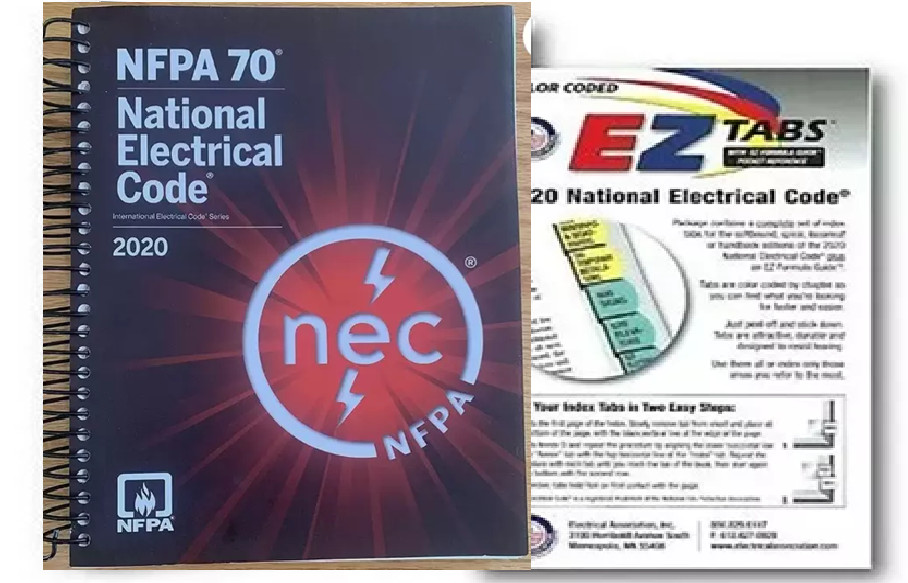 NFPA 70 National Electrical Code NEC 2020 (SPIRAL-BOND) With EZ Tabs 2020