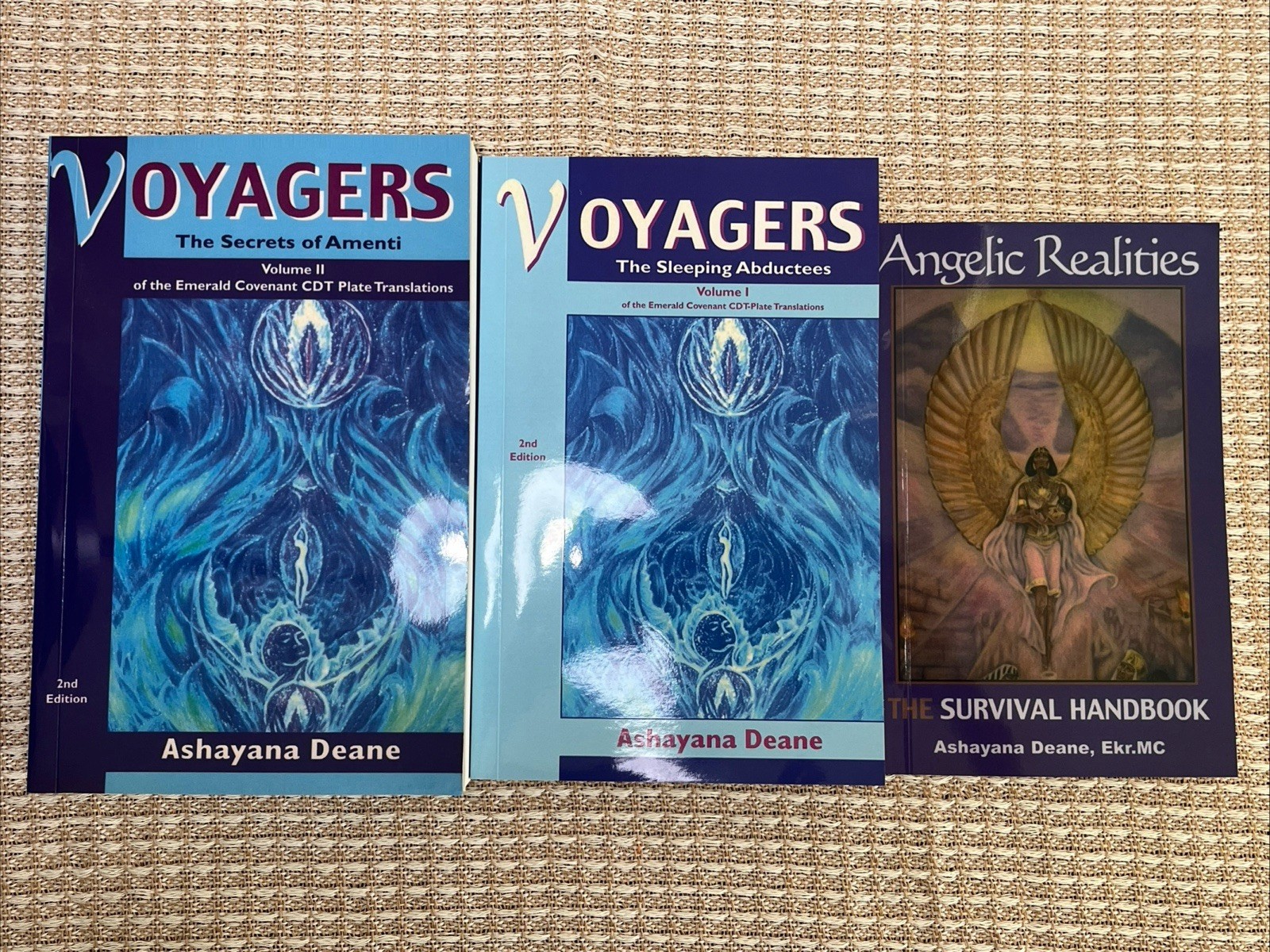 Voyagers Vol I 1 ,II 2 & Angelic Realities The Survival Handbook, Ashayana Deane