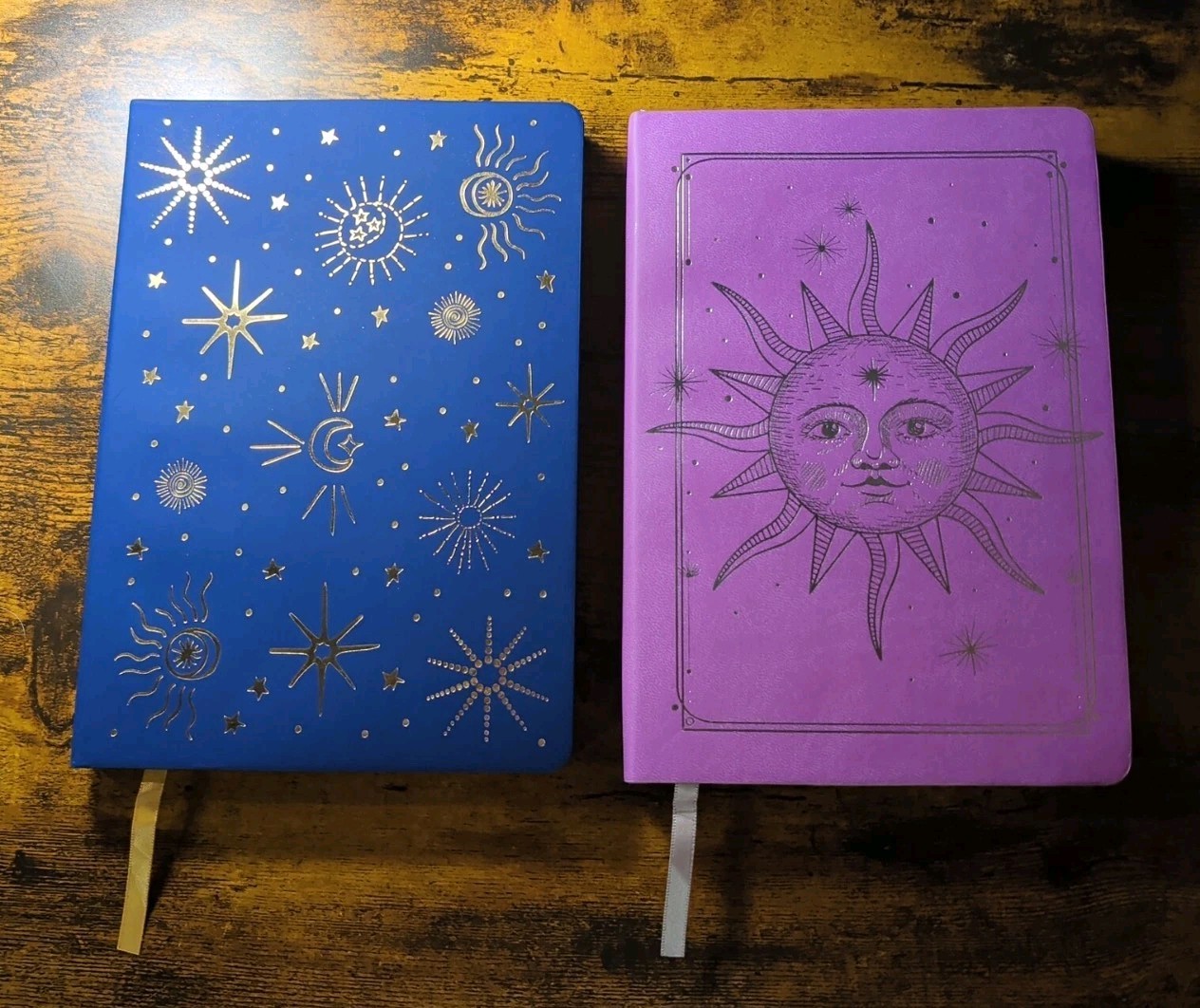 Celestial Journals Lot Of 2 By Flomo Heavy Duty Covers 128 Sheets 256 Pages
