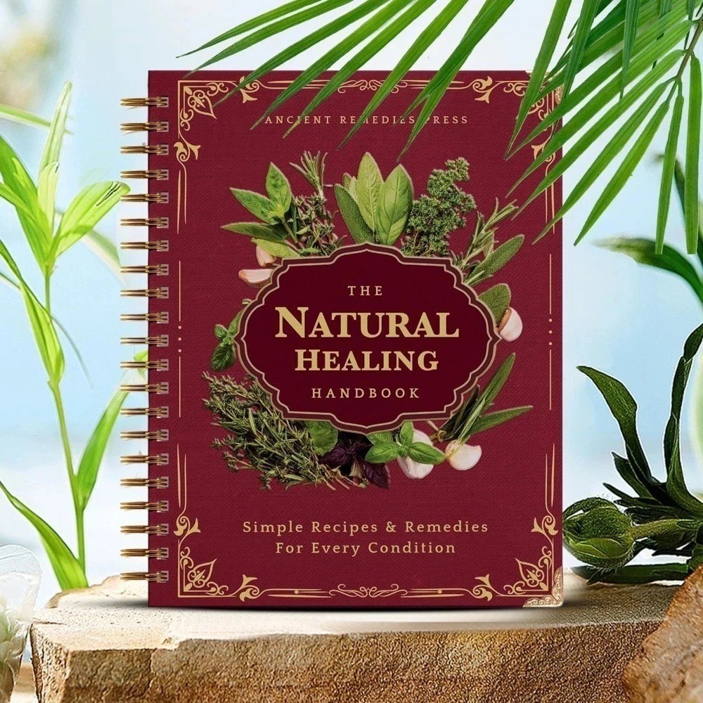 The Natural Healing Handbook, Spiral-Bound Guide for Herbal Remedies and Natural