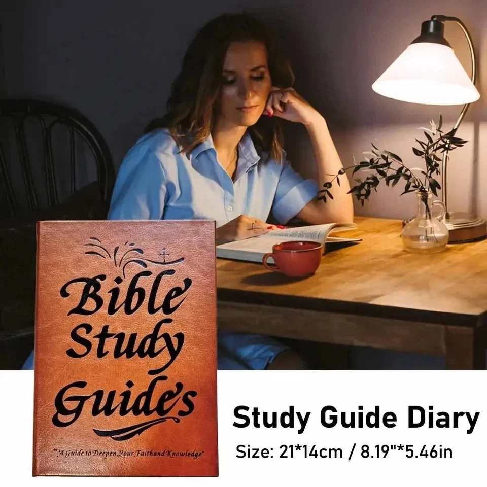 66-Page Bible Study Guide, Daily Devotional Journal,Study Notebook Based Planner