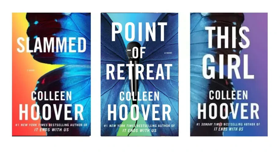 Slammed Series 3 Books Collection Set By Colleen Hoover NEW Paperback