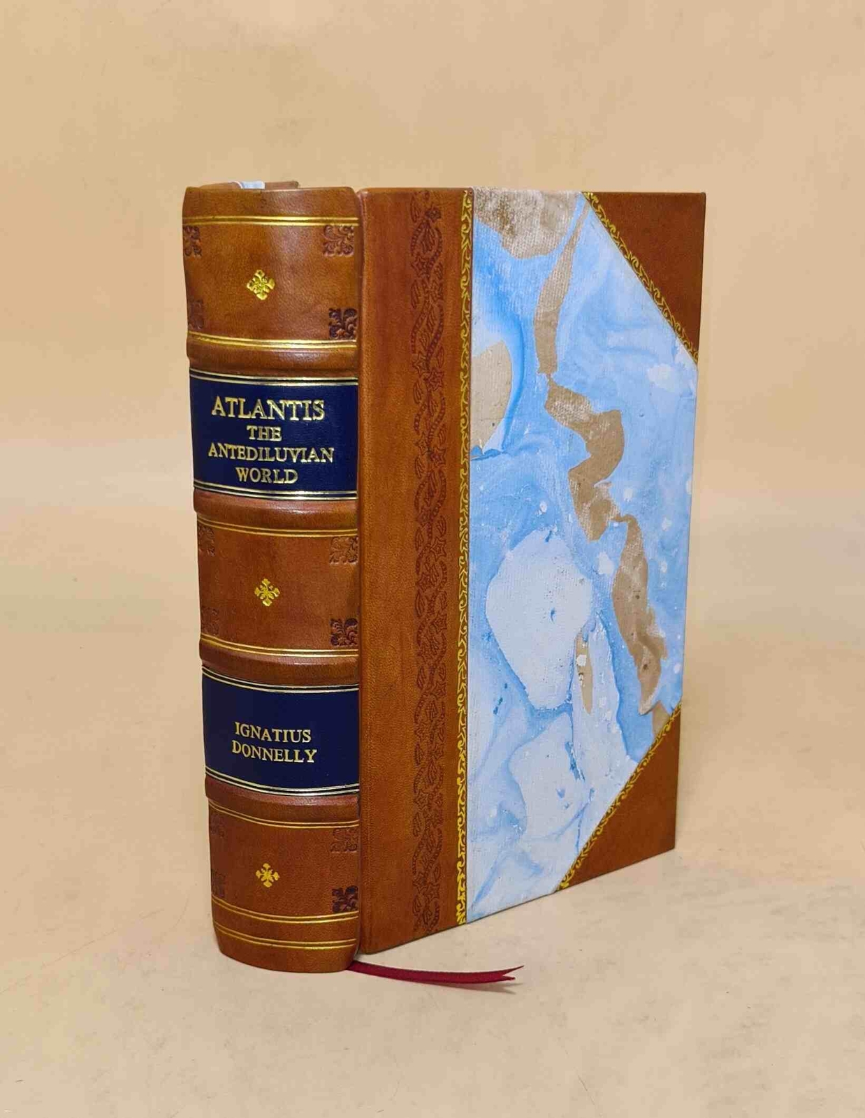 Atlantis : The Antediluvian World 1882 By Donnelly, Ignatius [Leather Bound]