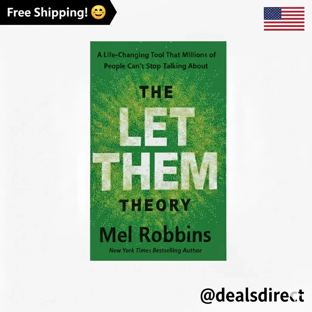 The Let Them Theory By Mel Robbins, Free Shipping Paperback Book USA