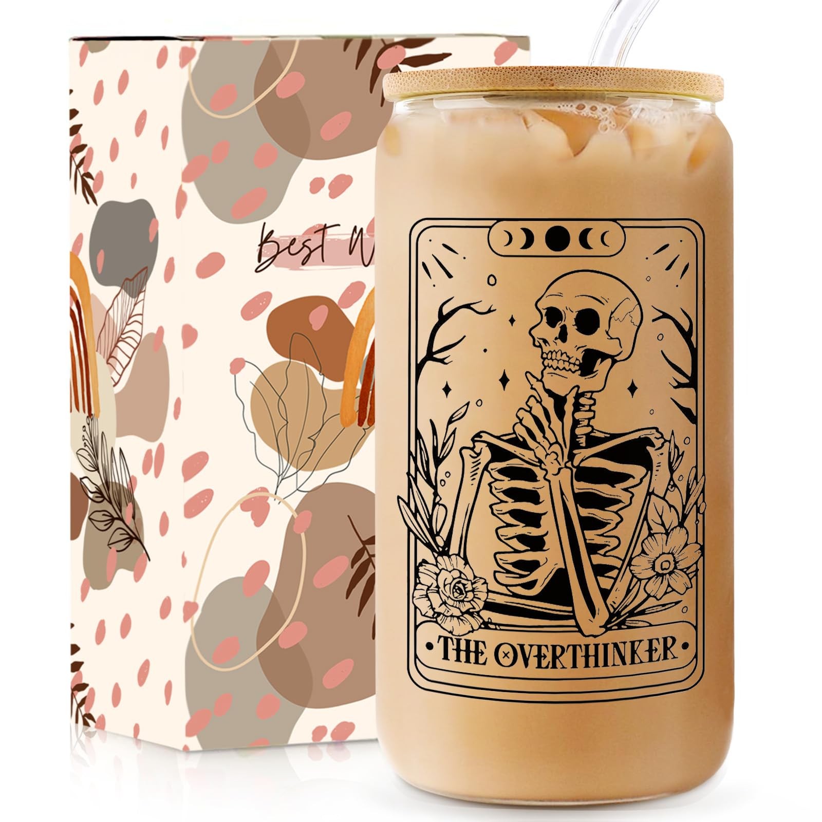 Mahrokh 16oz Reading Themed Tumbler for Book Lovers Women Librarians