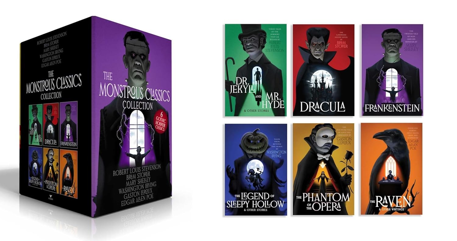 The Monstrous Classics Collection (Boxed Set) 6 Books New