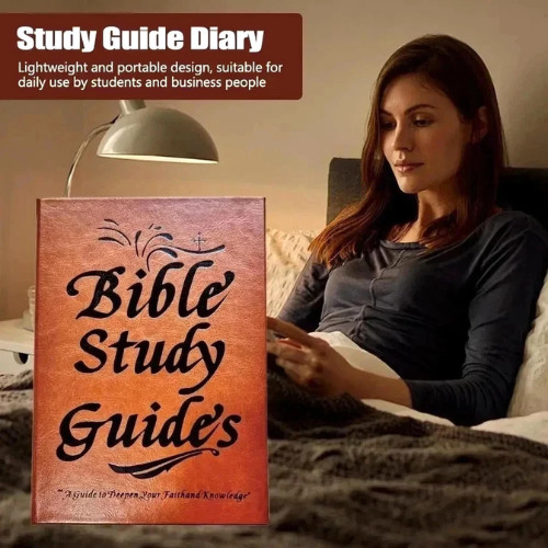 66-Page Bible Study Guide, Daily Devotional Journal,Study Notebook Based Planner
